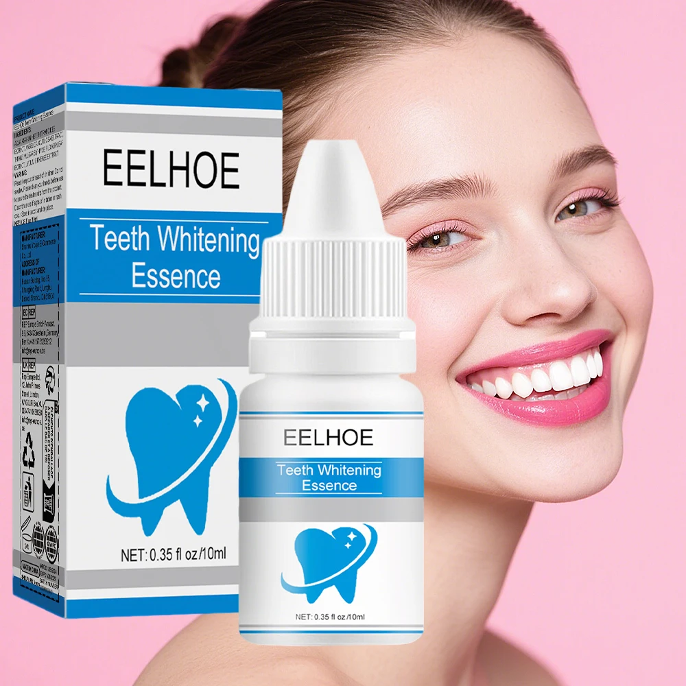

10ml Teeth Whitening Essence Plaque Removing Stains Fresh Breath Oral Cleaning Serum Teeth Care Hygiene Teeth Bleaching