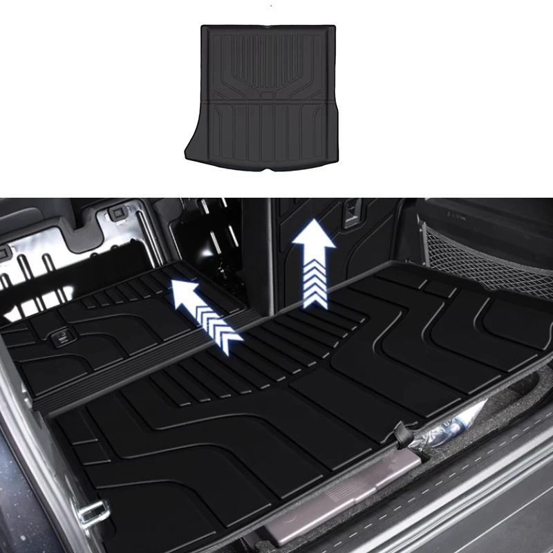 

Автомобильный коврик в багажник из ТПЭ, подходит для JETOUR Traveler T2, высококачественный модифицированный коврик для багажника автомобиля, высококачественный коврик для спинки из ТПЭ, простая установка