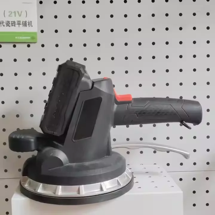 High Efficiency Electrically Adjustable 21V Lithium Electric Heavy Duty Ceramic Laying Vibrator Floor Leveling Machine