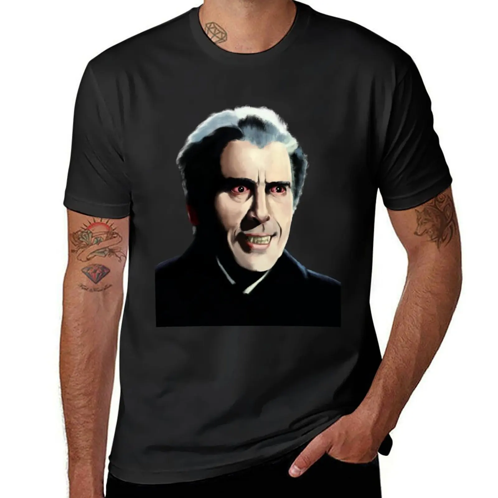 

Christopher Lee - Dracula T-Shirt customs design your own vintage clothes mens champion t shirts