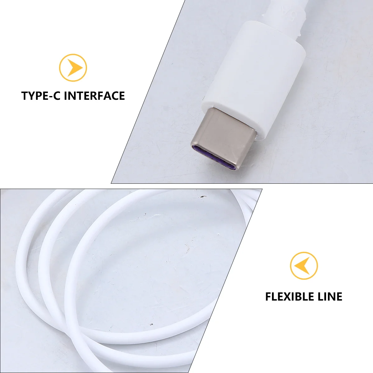 

1 шт., кабель типа C, износостойкий, устойчивый к изгибу, высокоскоростной USB-шнур для зарядки, совместимый с большинством устройств