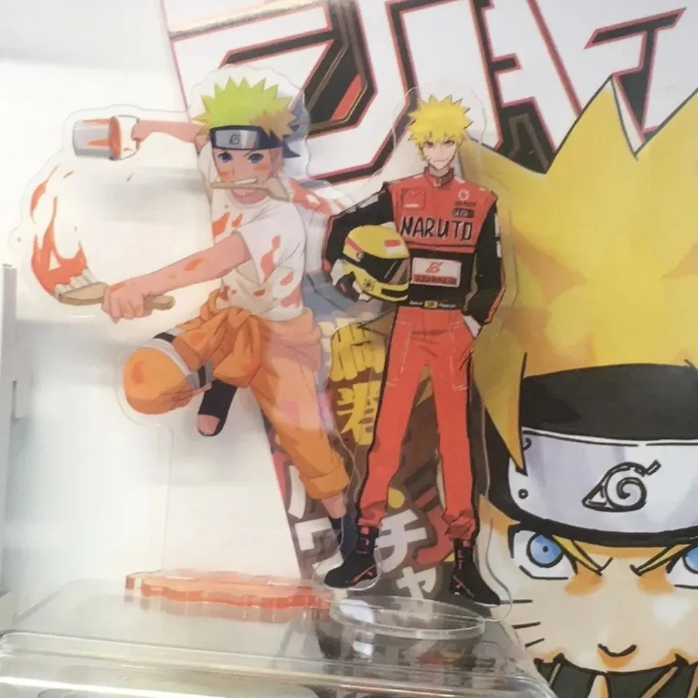 NARUTO Akrilik Berdiri Gambar Uchiha Sasuke Uzumaki Naruto Anime Perifer Lucu Orisinalitas Baju Balap Pemodelan Desktop Ornamen