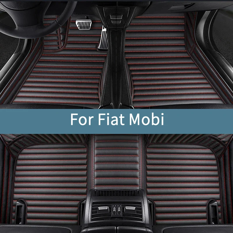 

Car Floor Mats For Fiat Mobi 2017 2018 2019 2020 2021 2022 Waterproof Full Set Floor Mats For Cars Accessories