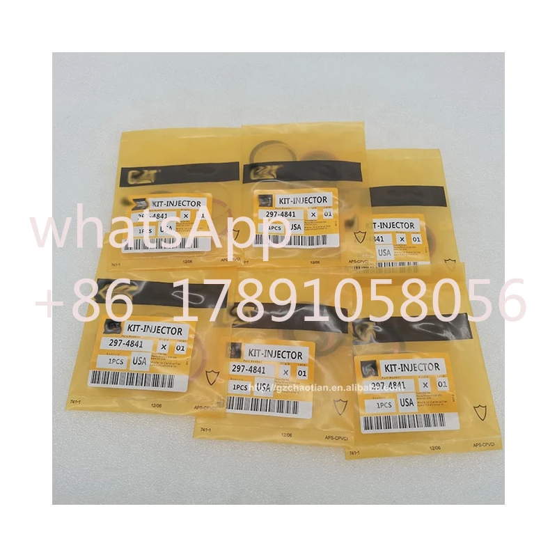 Construction Machinery Parts for CAT Fuel Injector Seal Kit C7 C9 Injector O Ring Set 2974841 297-4841 308-3422