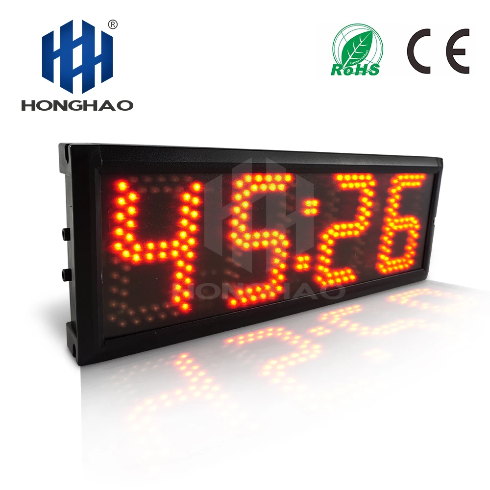 Honghao Electronic Timer 5 '' 4-digit LED Electronic Timer Forward Countdown Multi Functional Remote Control LED Timer