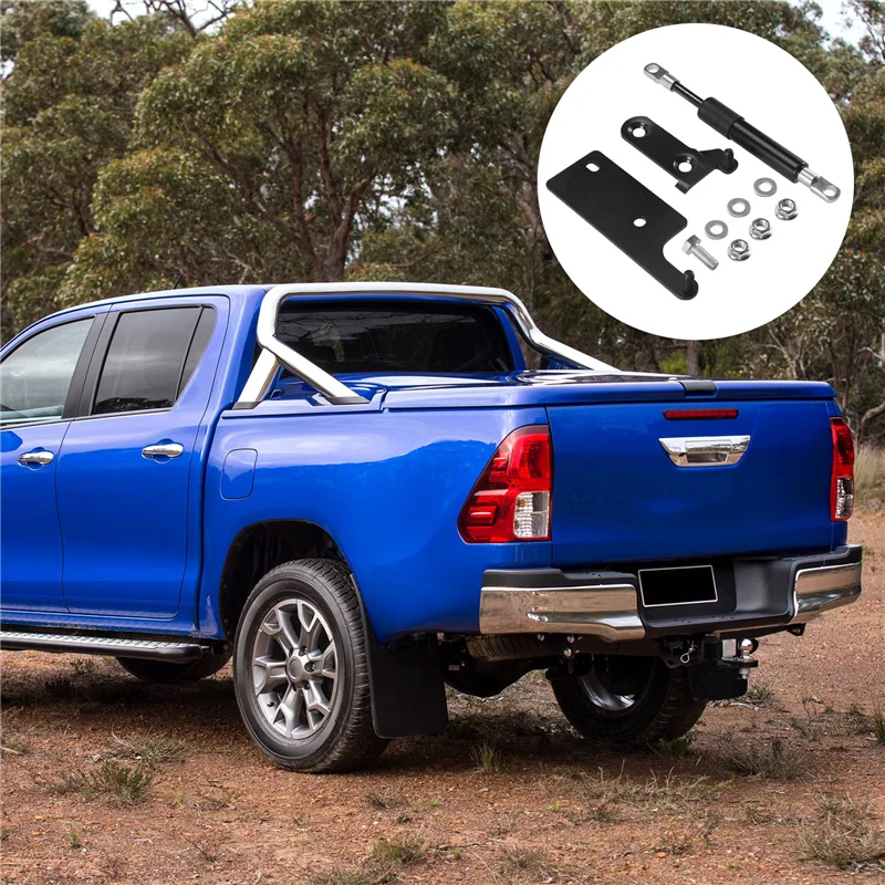 A09E-задняя плата задней двери, замедленная опорная стойка, подъемная стойка, газовый амортизатор для Toyota Hilux GUN125 Revo 2015-2019