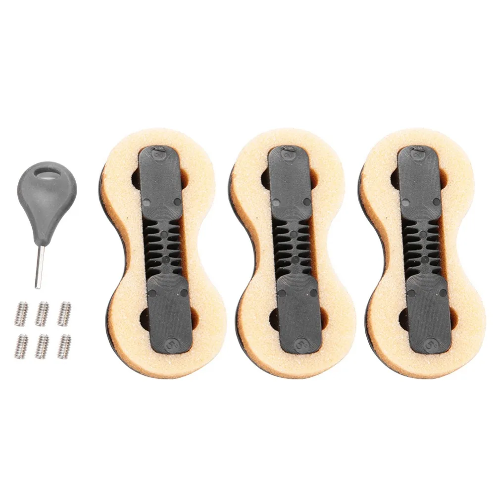 3 Pcs/Set Durable Plastic Surfboard Fin Box Round Cup Robust Surfboard Fins Surf Fin Plugs High Performance Surfing