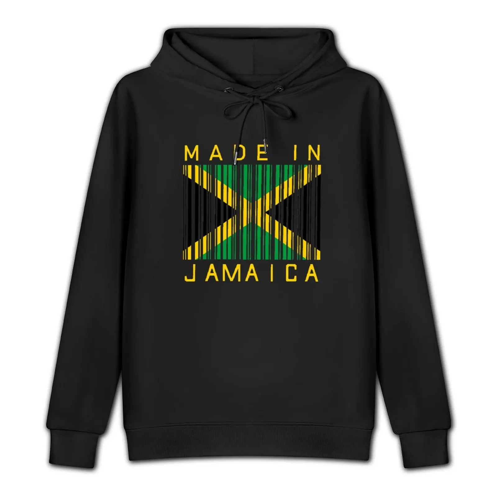 Made In Jamaica Barcode Pullover Hoodie streetwear men korean style clothes fashion men mens clothing tracksuits