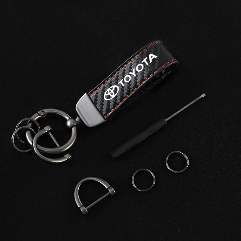 High-quality Car Key Chains Keychain Holder Keyring Lanyard Key Charm for Toyota Rav4 Xa50 Refit 2019 2020 2021 Auto Accessories