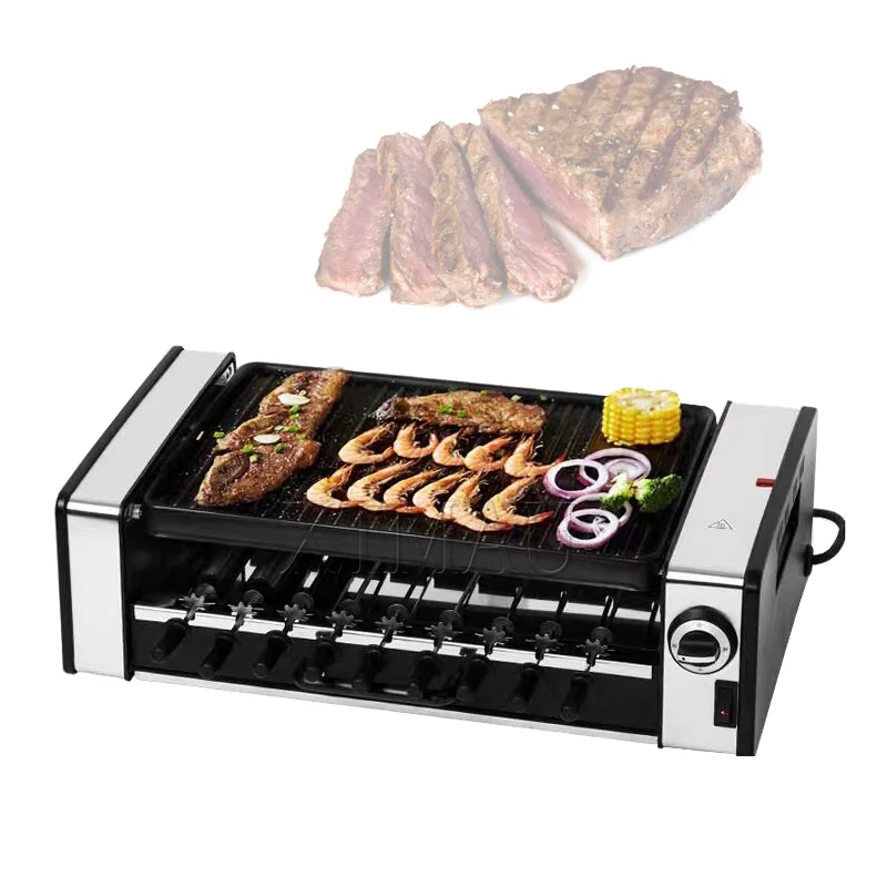 

Multifunctional Double Layers Smokeless Electric Pan Grill BBQ Grill Grill Electric Griddle SYK-10 220V 1600W