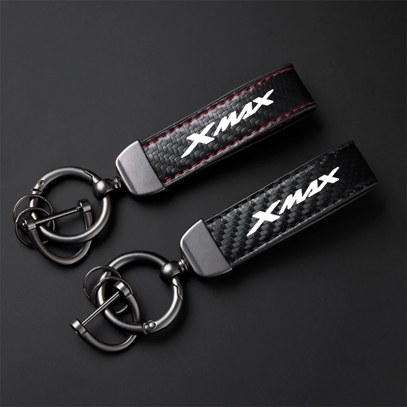 High-Grade leather Motorcycle Keychain Holder Keyring For Yamaha XMAX300 XMAX250 X MAX XMAX X-MAX 300 250 125 250 300 400