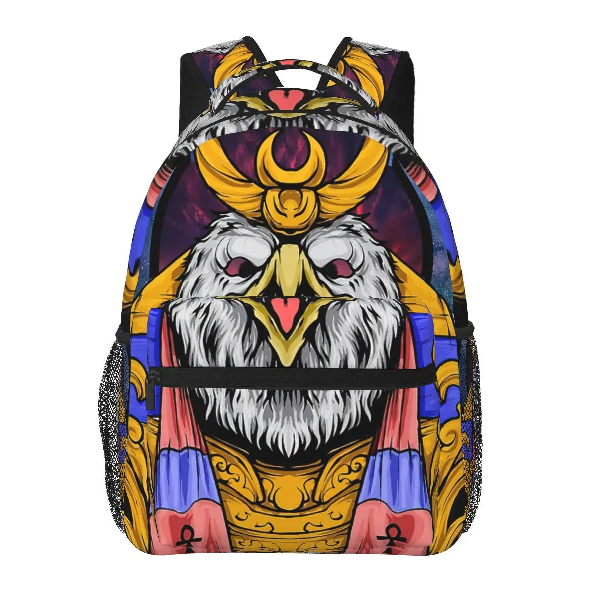 

God Ra Owl Backpack for Girls Boys Travel RucksackBackpacks for Teenage school bag