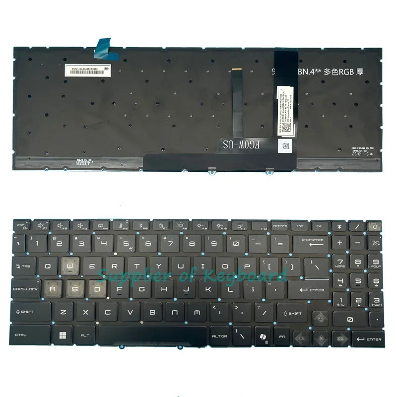 NEW English Keyboard For MSI Cyborg 15 A13VEK A13VFK A13UCK A13UDX A13UEX AI A1VEK Laptop RGB Backlit