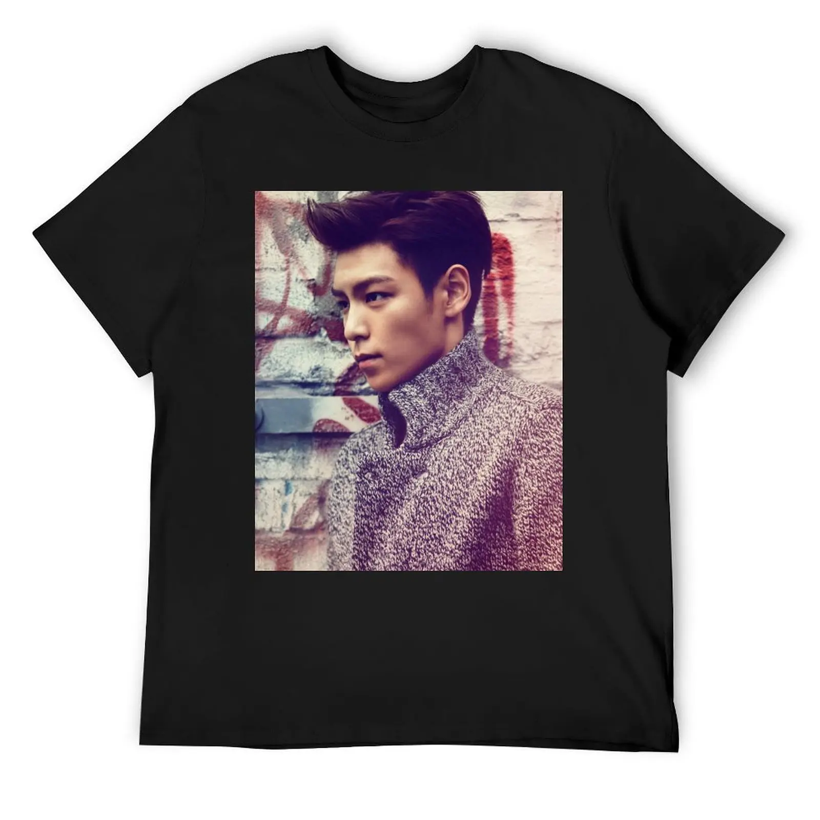 TOP BigBang Kpop Korea Choi Seung Hyun T-Shirt vintage clothes customs design your own man t shirt man clothes outfits for men