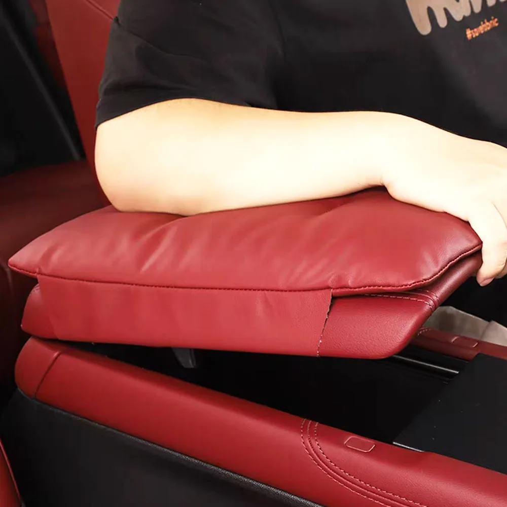 Armrest Raised Cushion For GWM Tank 300Hi4t 2026 Magic Tape Installation Console Armrest Protective Pad Relieve Driving Fatigue