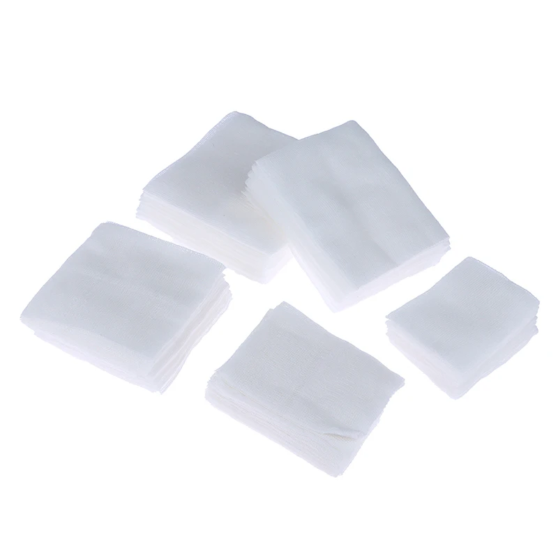 10pcs/pack Gauze Pad Cotton First Aid Waterproof Wound Dressing Sterile Medical Gauze Pad Wound Care First Aid Supplies