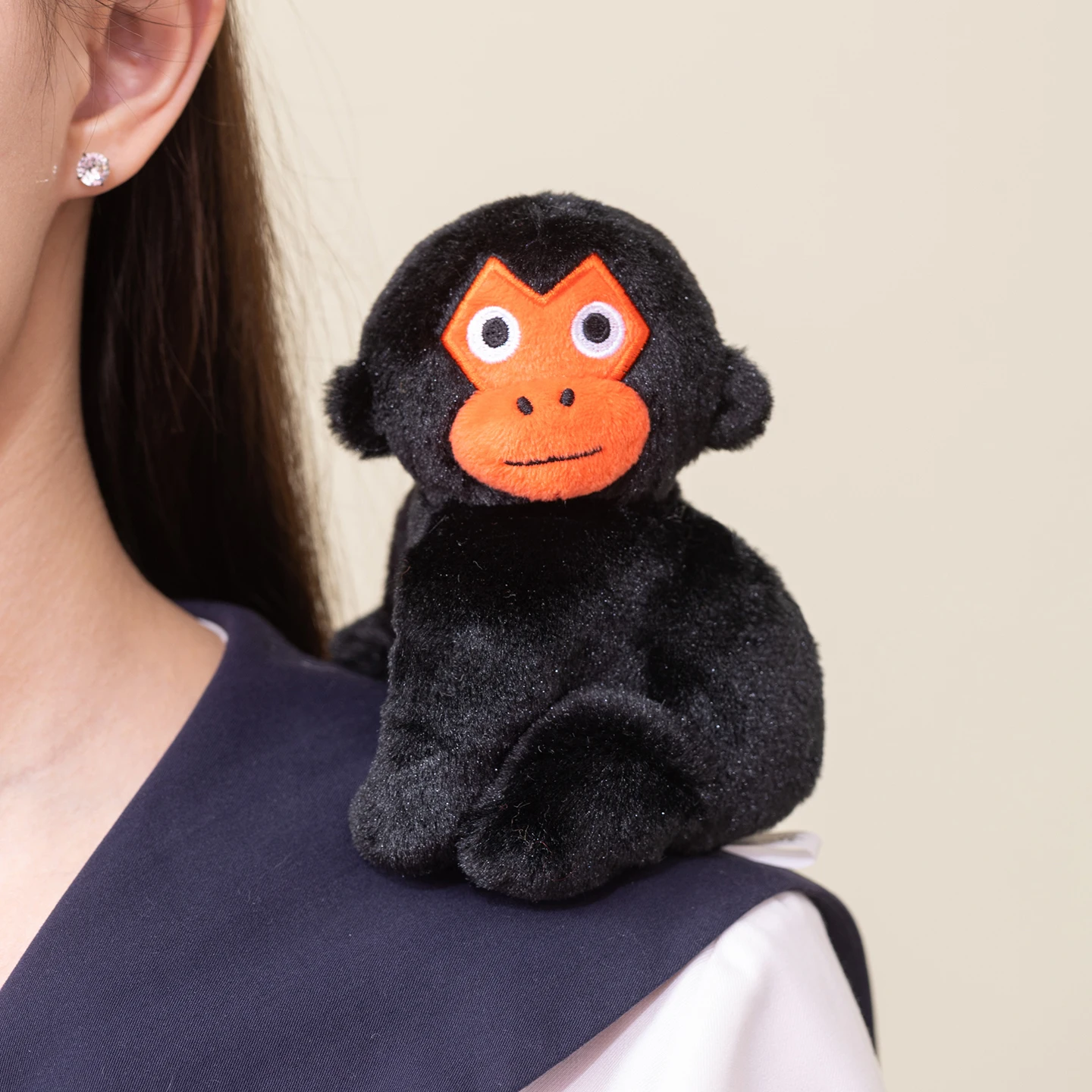 《Nobody》​ Lion Dance Blind Box Serie Plush Doll Shoulder-Sitter Hand Mirror Gorilla Piggy Cute Mystery Box Keychain Bag Charm view 5