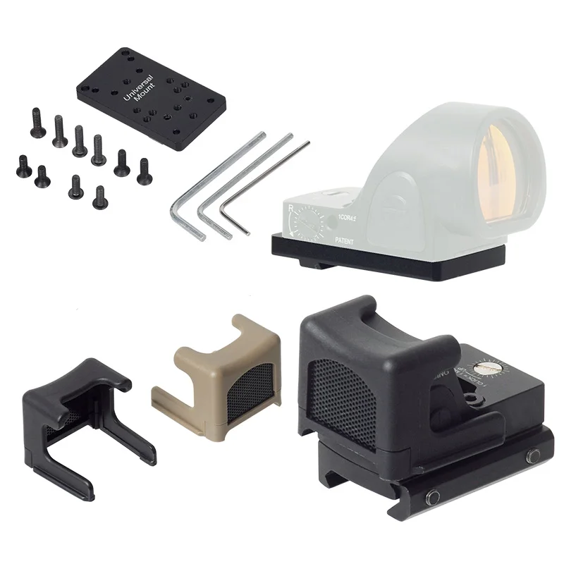 

Тактическая крышка объектива RM/M1, красный/зеленый точечный прицел, защита для оптического охотничьего пистолета, винтовки, Vision GLOCK 17/19, универсальное основание