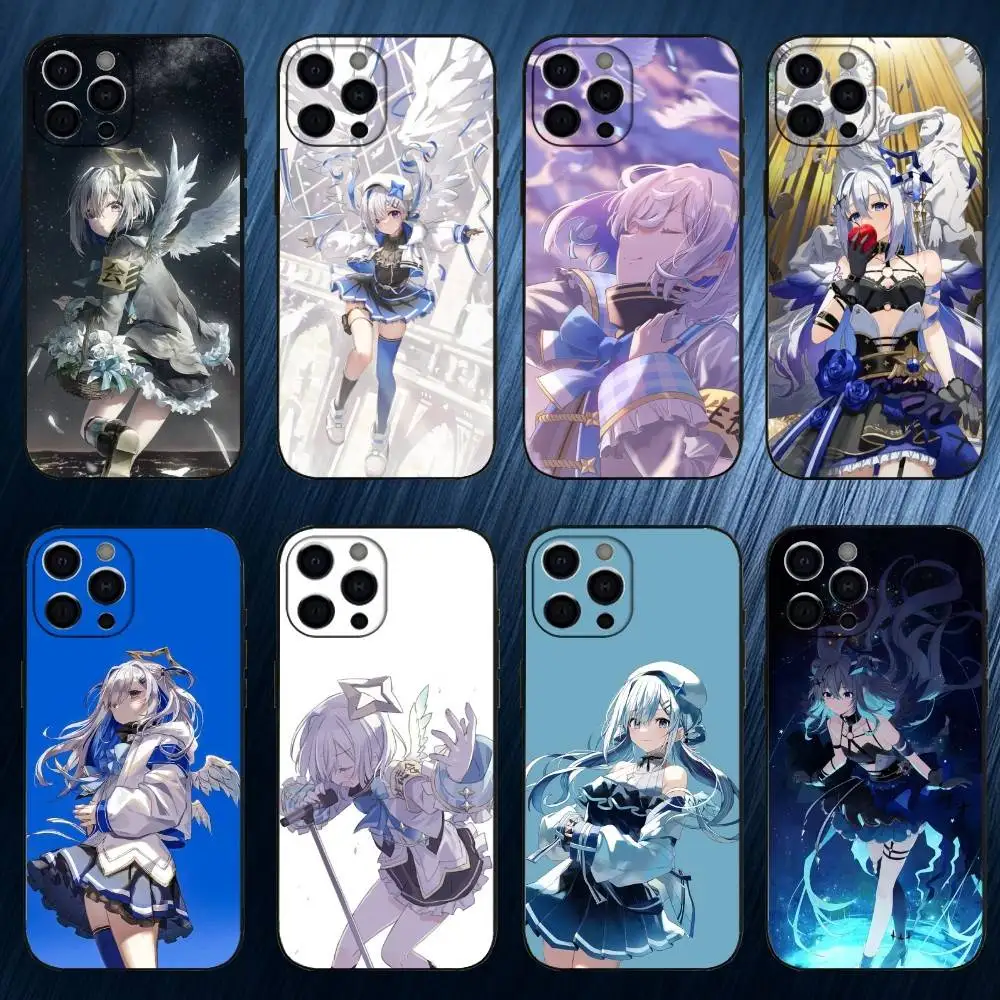 

A-Amane K-Kanata Phone Case For iPhone 17,16,15,14,13,12,11 Plus,Pro Max, Soft Silicone Black Cover