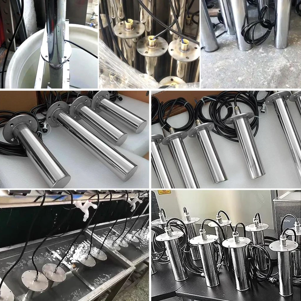 중부하 청소 추출 및 균질화를 위한 수중 초음파 변환기 막대 침수 진동 클리너