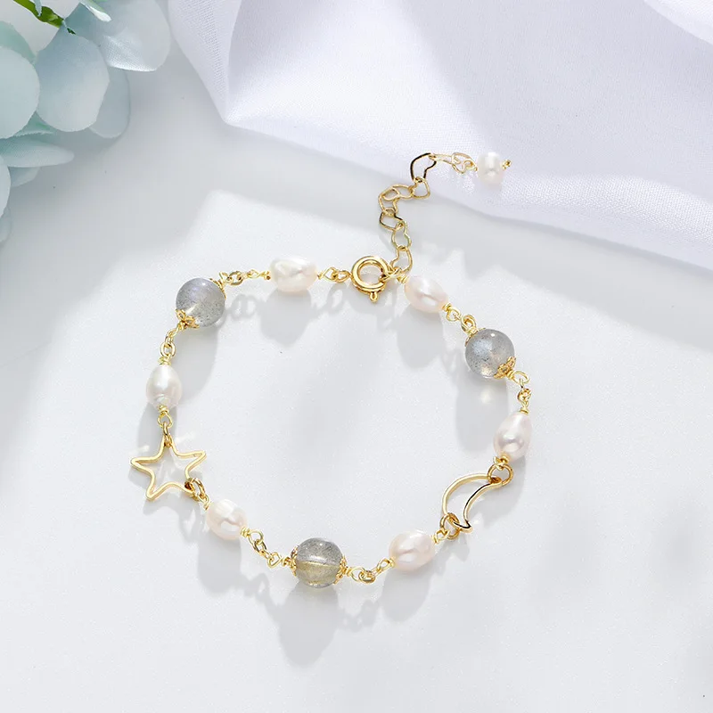 stone pearl bracelet Simulated Pearl Women Bracelet Bangles Ladies Fashion Charm Jewelry For Birthday Party Gifts