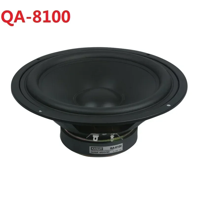 1 Pieces Original KASUN QA-8100/QS-8210 8\'\' Home Audio DIY HiFi Woofer Speaker Driver Unit Black PP Cone 8ohm/140W D210-218mm