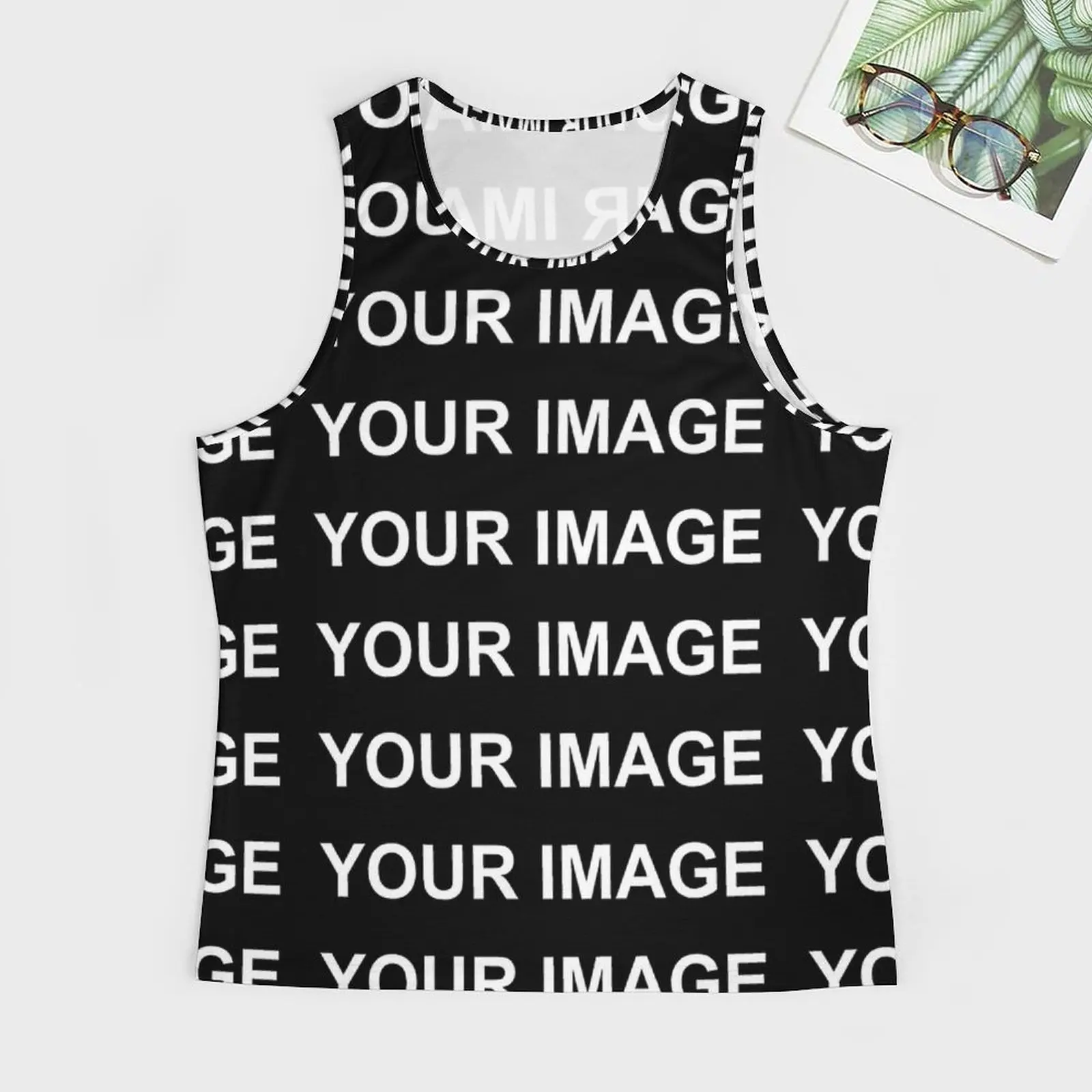 Your Image Customized Tank Top Mens Custom Made Design Sportswear Tops Daily Gym Graphic Sleeveless Vests Plus Size 4XL 5XL