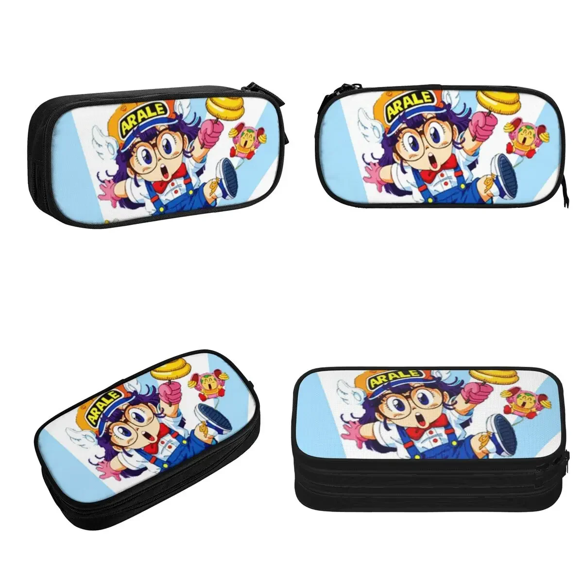 Arale Unchi-kun Pencil Cases Large Capacity Pen Bags Pen Box Pencil Pouch For Boys Girls Students Stationery School Office