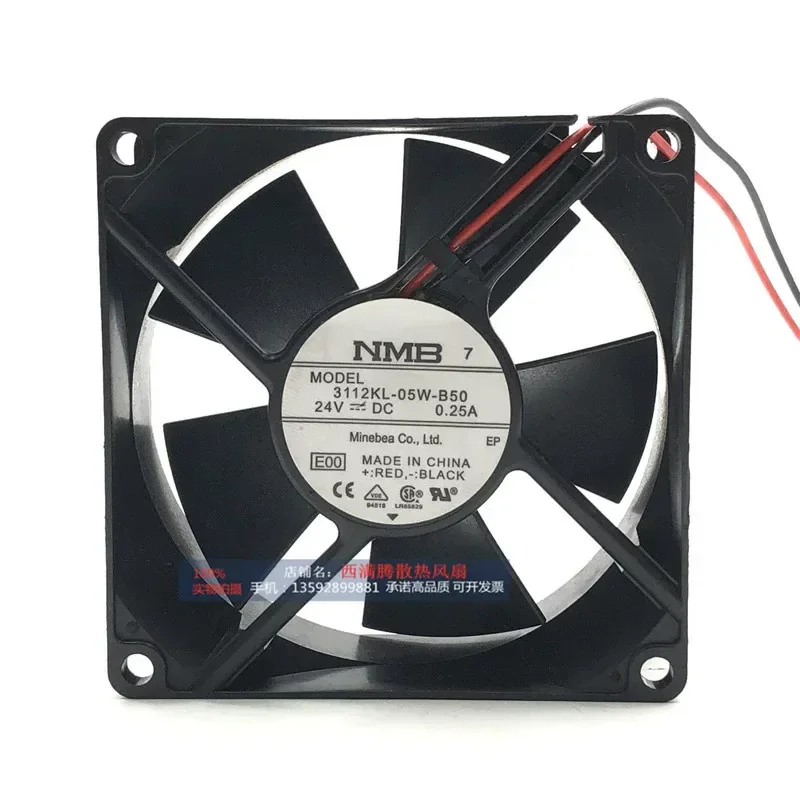 3112KL-05W-B50 24V 0.25A 8CM 8032 Inverter fan with detection function NMB