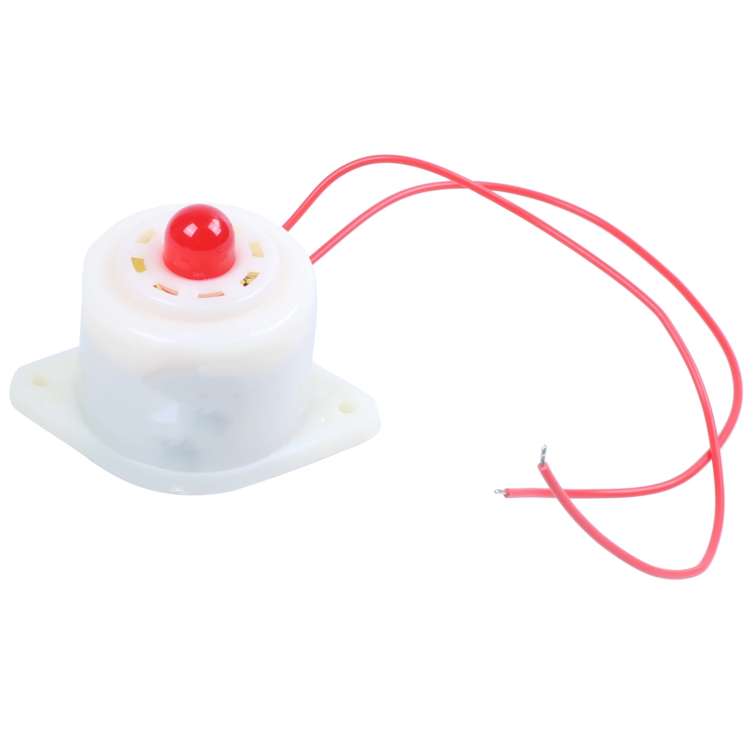 

BJ-3 AC220V Industrial LED Blinker Red Alarm Siren Buzzer 100dB White