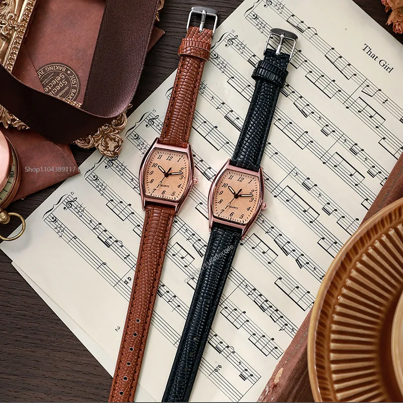 

Женские часы, роскошные часы для женщин, женские часы в стиле ретро, женские кварцевые наручные часы с ремешком на спине, Relogio Feminino Reloj Mujer