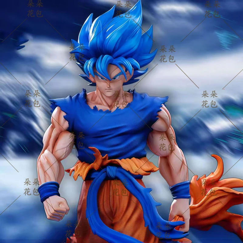 32cmドラゴンボールアニメフィギュア 孫悟空 アクションフィギュア 超サイヤ人 GK ハンドメイド 超サイヤ人 アニメモデル ギフト カスタムトイ