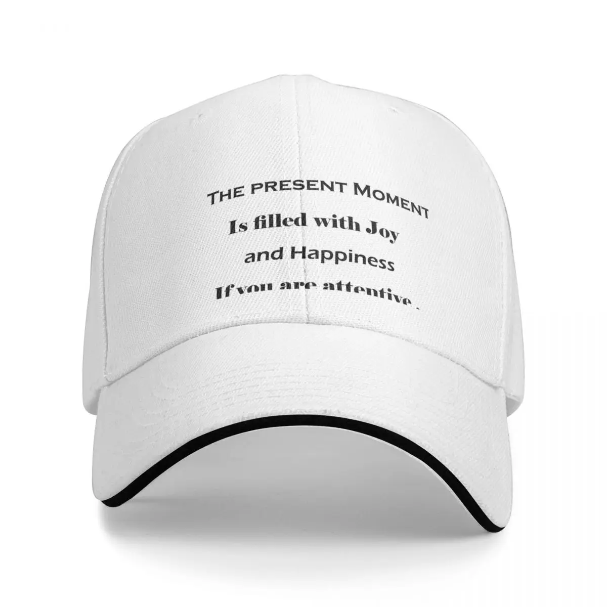 Thich Nhat Hanh Quotes Baseball Cap black Cosplay For Girls Men's