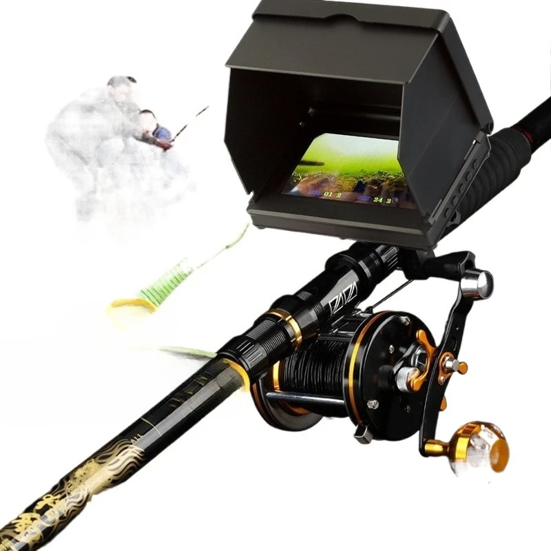 Visual sight fishing rod anchor fishing rod high definition full set of fishing  muddy water penetration night vision cam