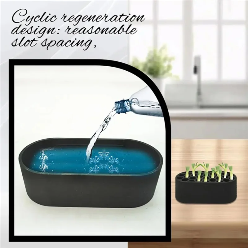 

ABDJ-Scallion Planter Seedlingstarter Trays Regenerator System Growing Hydroponic For Lawn Gardening Indoor Home For Garden