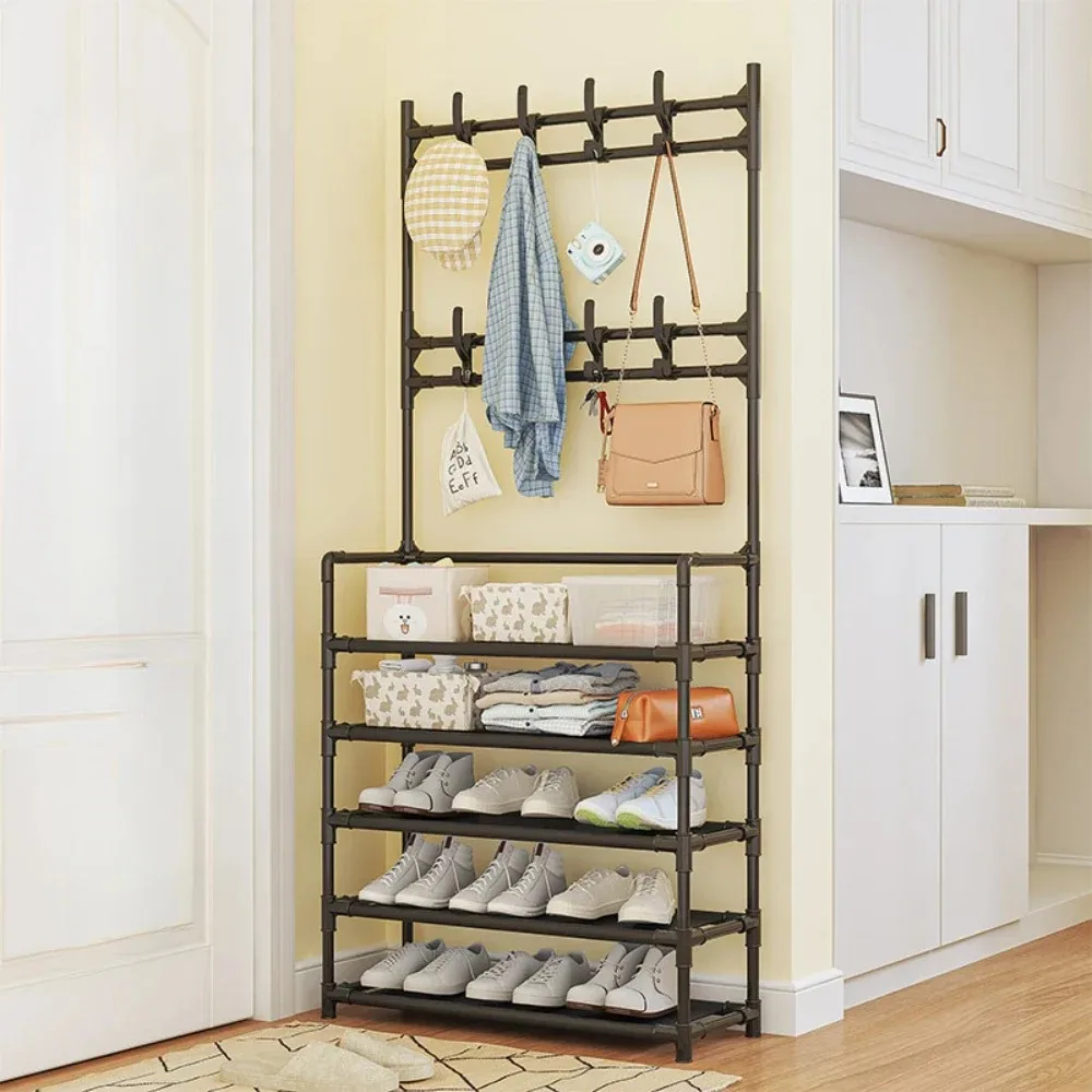 رف أحذية متعدد الوظائف مكون من 4/5 طبقات، تخزين بسيط ومتكامل، حامل منزلي، منظم صانع الأحذية