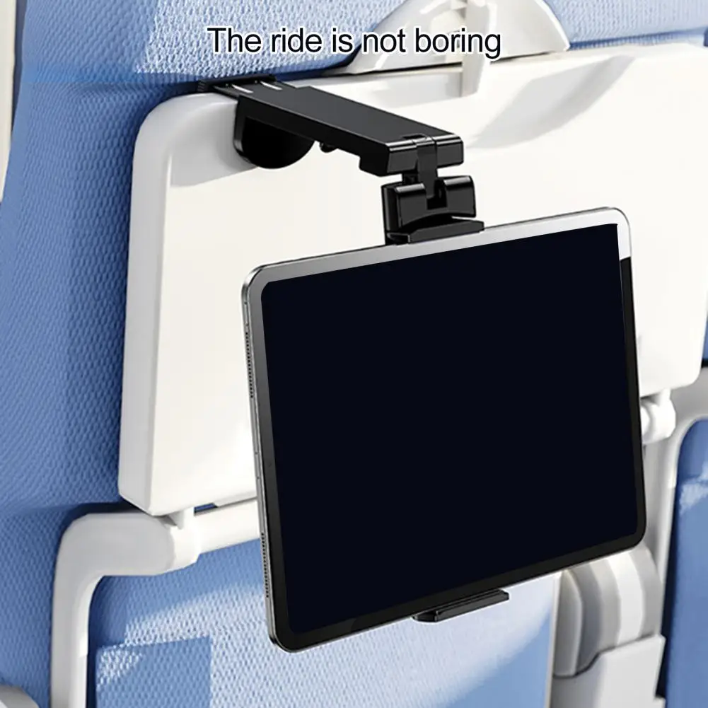 

Дорожный держатель для телефона в самолете, многоугольное крепление для телефона с вращением на 360 градусов, подставка для телефона с зажимом для путешествий без помощи рук для полета