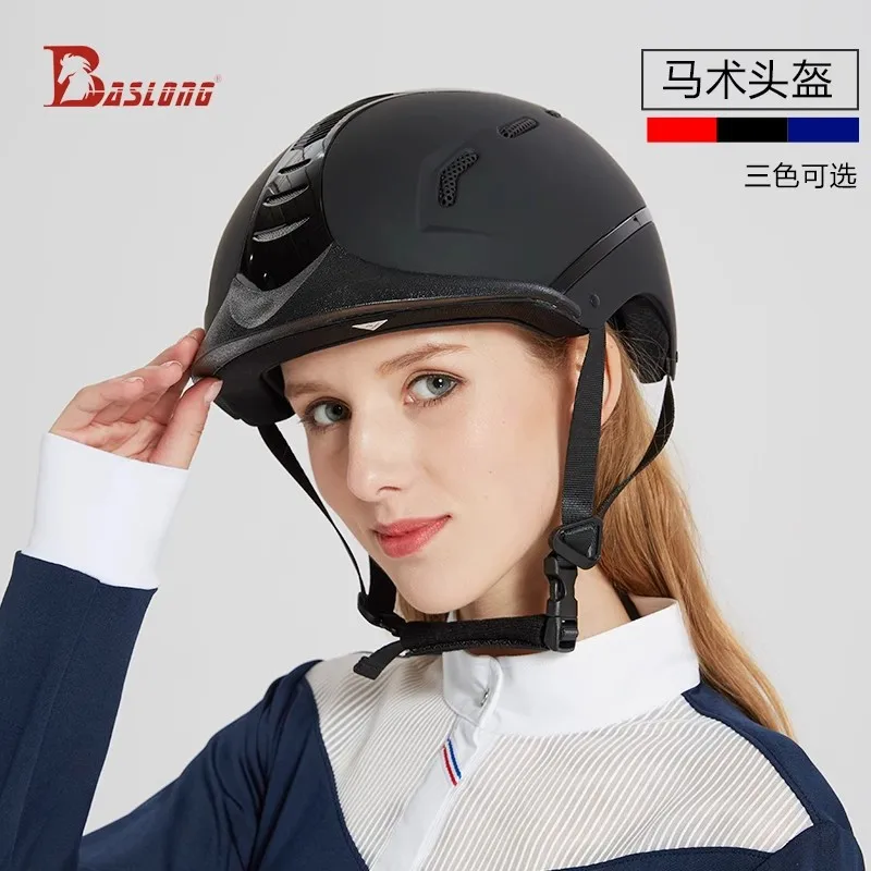 Eight-foot Dragon Obstacle Racing Helmet, Breathable, Safe and Adjustable Equestrian Riding Helmet for Men, Women and Children
