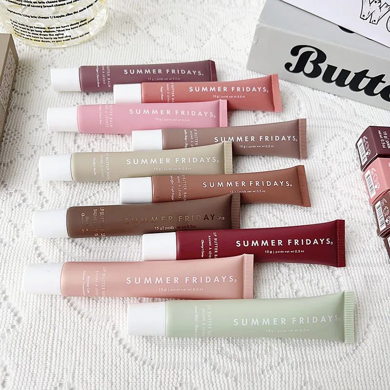 Moda verano fríos polipeptido mantequilla bálsamo labial líquido hidratante brillo de labios cosméticos lápiz labial cosmético cuidado de los labios