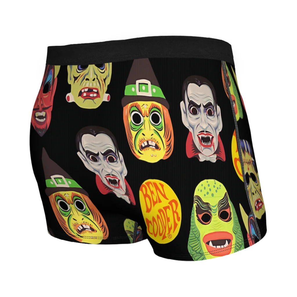 Vintage Halloween Dracula Vampire Movies Underpants Cotton Panties Men's Underwear Ventilate Shorts Boxer Briefs