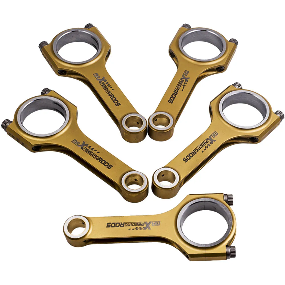 4340 Racing Titanizing Connecting Rod Conrod For Audi RS2 Quattro 2.2 L 5-cylinder 20V Turbo
