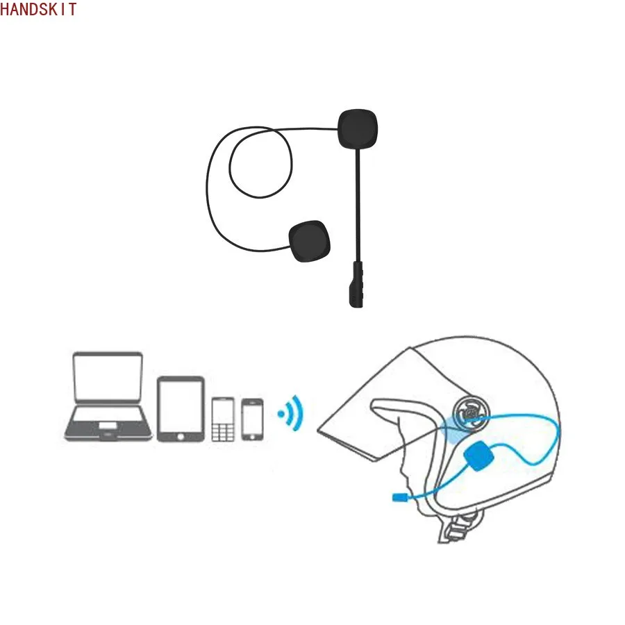 Suitable for all hats that can cover the ears MH04motorcycle helmet headset integrated wireless music call Bluetooth headset 5.0