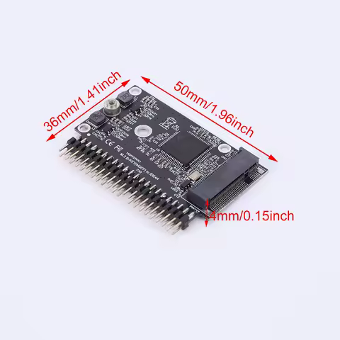 M.2 IDE Adapter M.2 NGFF SATA SSD To 2.5 IDE SATA SSD Converter Adaptor Convertor for Notebook Laptop Desktop Computer and More
