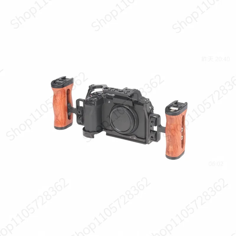 Camera Cage Quick Release Stabilizer for Fujifilm X-S20 Vlog Aluminum Alloy Protective Frame with Cold Shoe Expansion