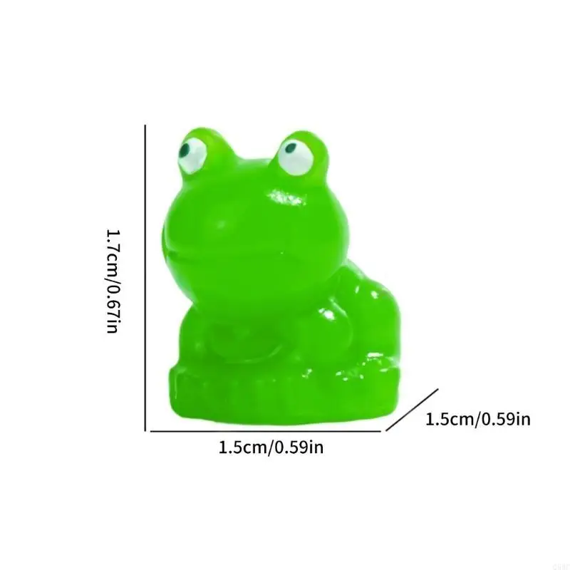 

Tiny Resin Frogs to Hide Miniature Resin Animals Bulk Fairys Garden Accessories Q5WC