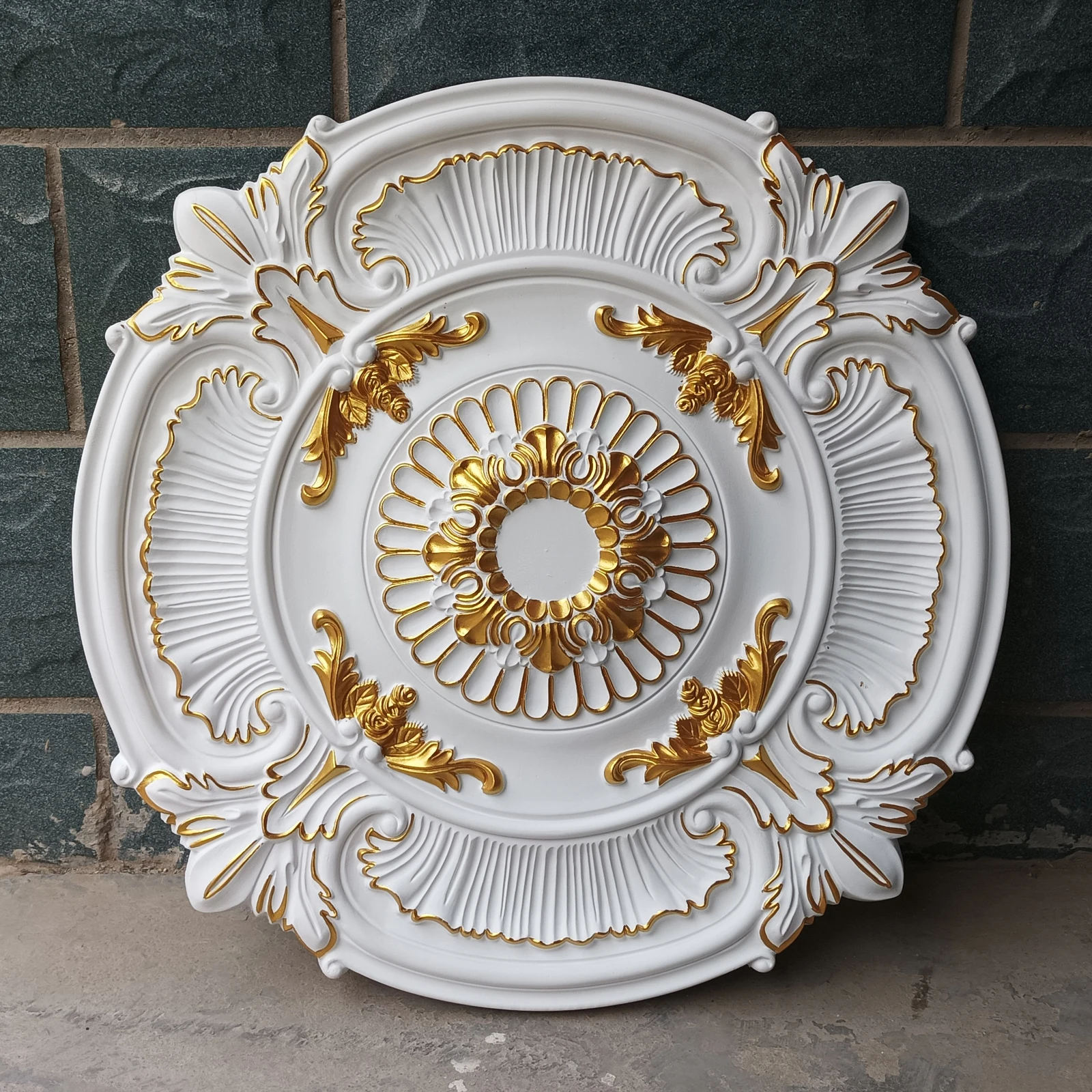 Decorative Pendent Lamp Base Plate Chandelier Ceiling Rose Droplight Paterage Decoration Rosette PU Wall Moulding Medallion