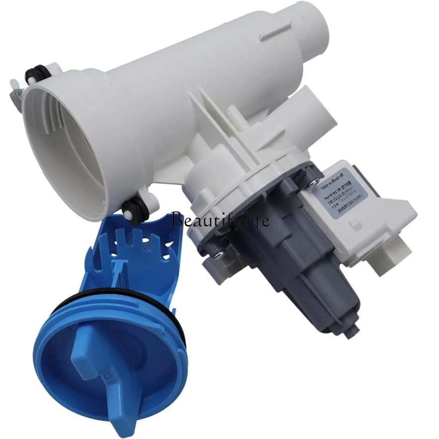 WH11X29539 Washing machine drain pump and filter assembly