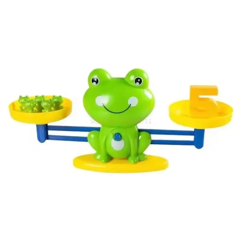 Giocattoli per l'equilibrio matematico della rana Apprendimento dello stelo per i più piccoli Gioco educativo di conteggio con kit di sviluppo cognitivo dei numeri