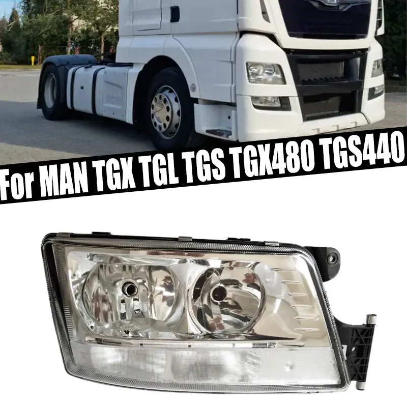 For MAN TGX TGL TGS TGX480 TGS440 Truck Car Accessories Front Headlight Driving Light Daytime Running Light Signal Lamp New