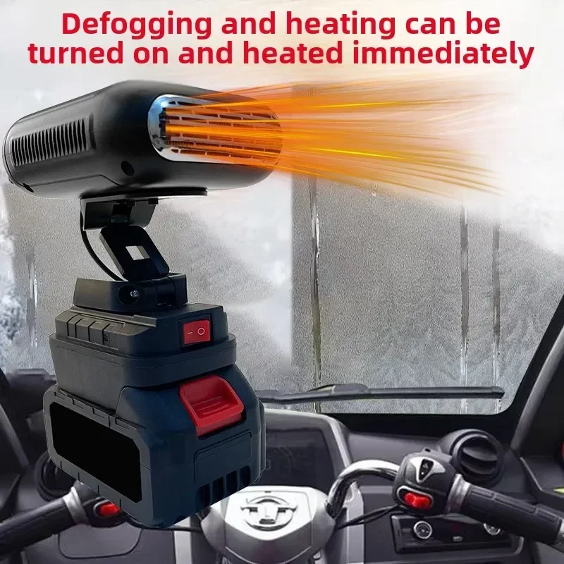 For Car 12V 24V Portable Fast Heating Defrost Heater Windscreen Snow Removal Vehicle Heater Spare Accessory